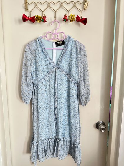 เดรส ลายดอก มือ2 สภาพดี  รูปที่ 15