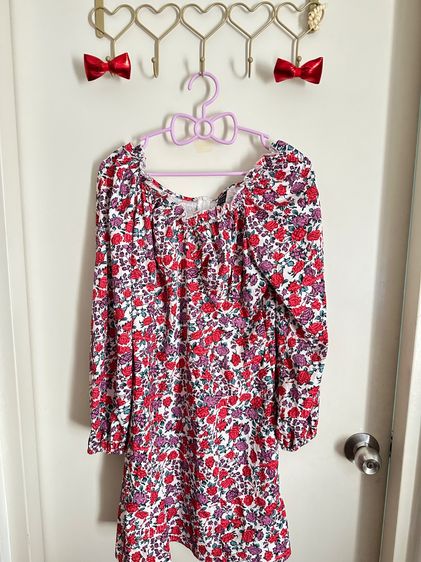 เดรส ลายดอก มือ2 สภาพดี  รูปที่ 11