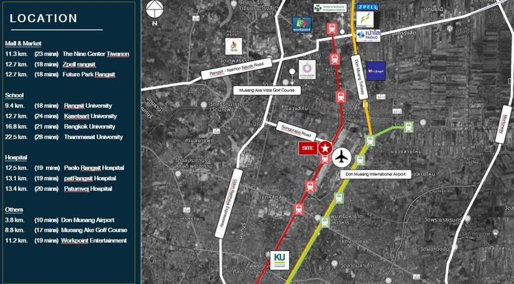 (เจ้าของขายเอง) ขายที่ดินใกล้สนามบินดอนเมือง 29 ไร่ เดินขึ้นรถไฟฟ้าได้ รูปที่ 2