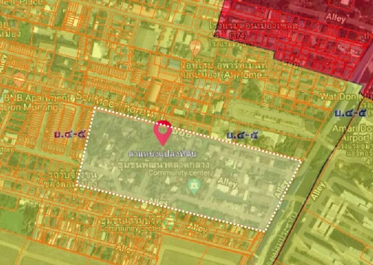 (เจ้าของขายเอง) ขายที่ดินใกล้สนามบินดอนเมือง 29 ไร่ เดินขึ้นรถไฟฟ้าได้ รูปที่ 4