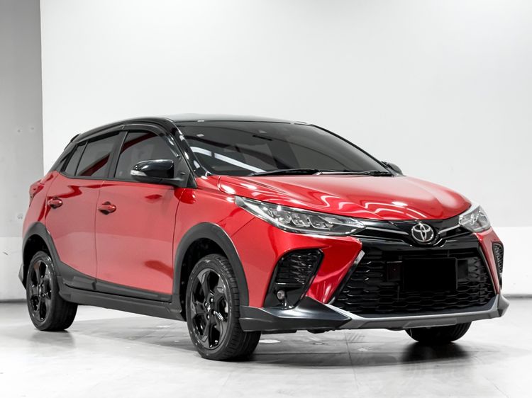 Toyota Yaris 2022 1.2 Sport Premium X Sedan เบนซิน เกียร์อัตโนมัติ แดง รูปที่ 3