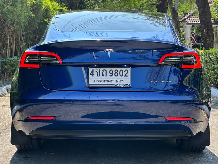 Tesla Model-3 2023 Long Range 4WD Sedan ไฟฟ้า ไม่ติดแก๊ส เกียร์อัตโนมัติ น้ำเงิน รูปที่ 4