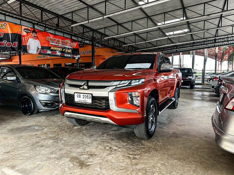 Mitsubishi Triton 2020 2.4 GLX Plus Pickup ดีเซล ไม่ติดแก๊ส เกียร์ธรรมดา แดง