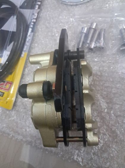 ชุดเบรคหน้าWAVE125i(บังลม) ของใหม่ไม่ได้ใช้งาน รูปที่ 3