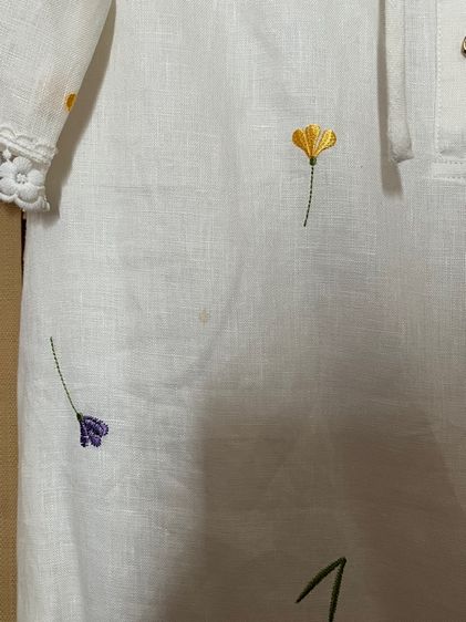 เดรสสีขาว camilia polo dress รูปที่ 3