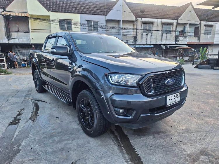 Ford Ranger 2021 2.2 Hi-Rider XLT Pickup ดีเซล ไม่ติดแก๊ส เกียร์ธรรมดา เทา รูปที่ 3
