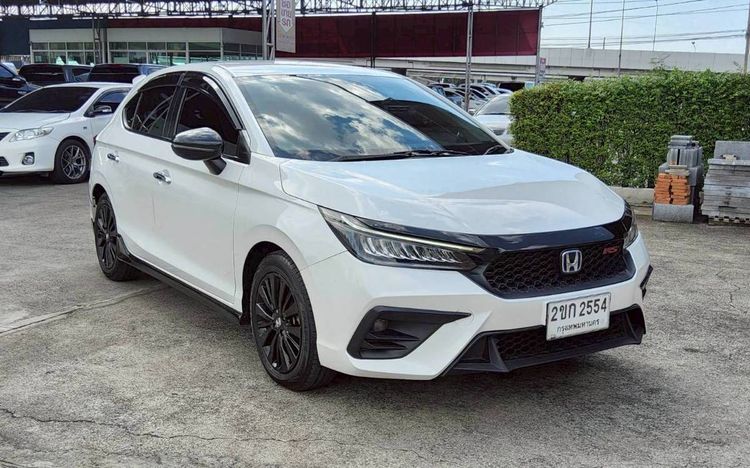 Honda City 2021 1.0 SV Sedan เบนซิน ไม่ติดแก๊ส เกียร์อัตโนมัติ ขาว รูปที่ 3