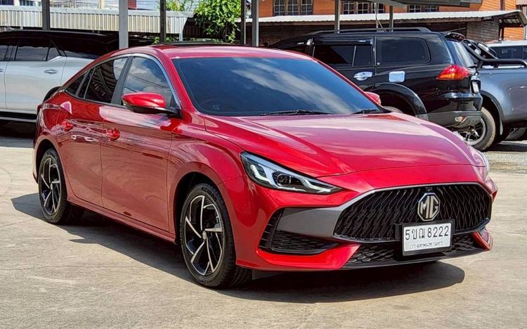 MG MG5 2022 1.5 D+ Sedan เบนซิน ไม่ติดแก๊ส เกียร์อัตโนมัติ แดง รูปที่ 2
