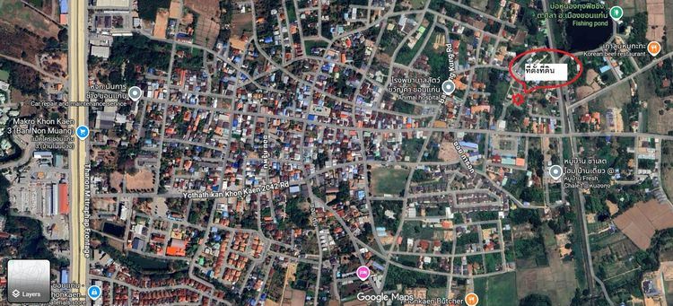 ขายที่ดินเปล่า สำหรับปลูกสร้างบ้าน ต.ศิลา อ.เมือง จ.ขอนแก่น รูปที่ 2