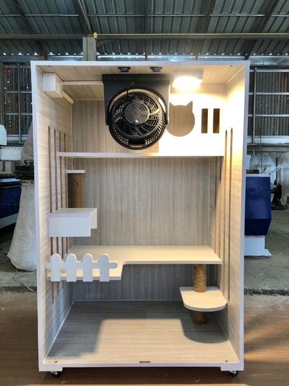 ขายตู้แมวมือสอง สภาพดีมาก มีไฟและพัดลม  รูปที่ 2