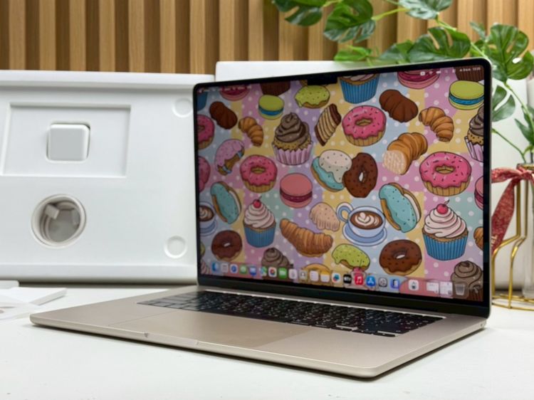 MacBook Air 15-inch M2 2023 Ram8GB SSD256GB Starlight  รูปที่ 2