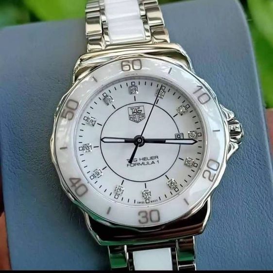 Tag Heuer F1 Quartz White Ceramic Diamond WAH 1315 (32mm.)🇨🇭🇨🇭  
 รูปที่ 3