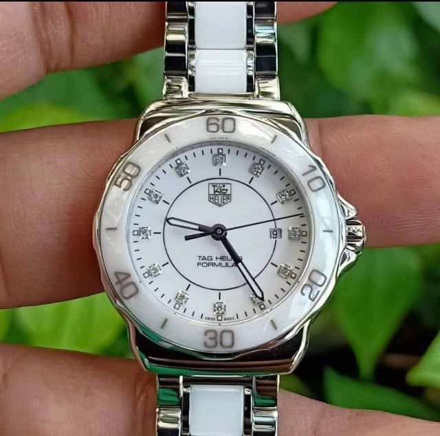 Tag Heuer F1 Quartz White Ceramic Diamond WAH 1315 (32mm.)🇨🇭🇨🇭  
 รูปที่ 5
