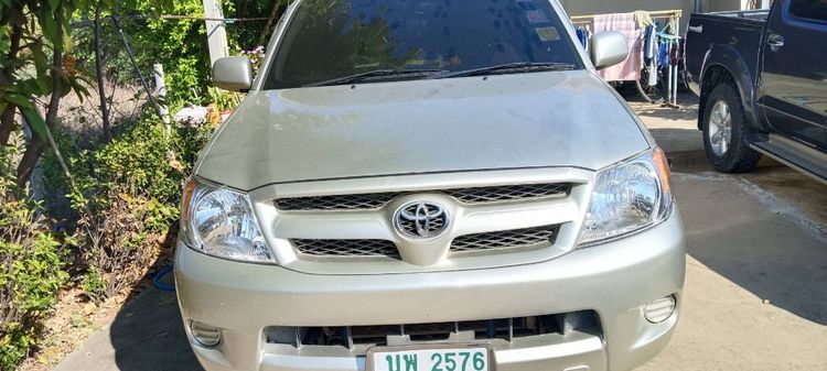 Toyota Hilux Vigo 2007 2.5 J Pickup ดีเซล ไม่ติดแก๊ส เกียร์ธรรมดา เทา รูปที่ 2