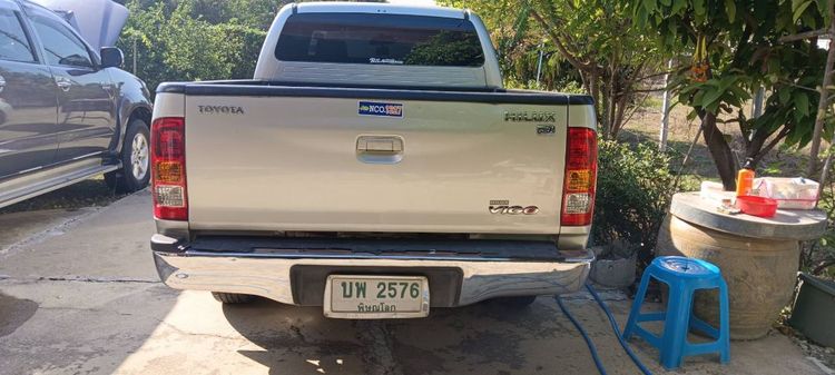 Toyota Hilux Vigo 2007 2.5 J Pickup ดีเซล ไม่ติดแก๊ส เกียร์ธรรมดา เทา รูปที่ 4