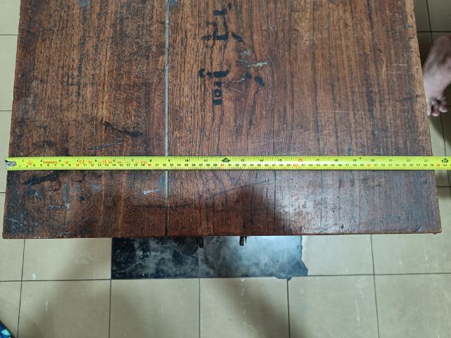 หีบไม้สักโบราณขายตามสภาพ รูปที่ 4