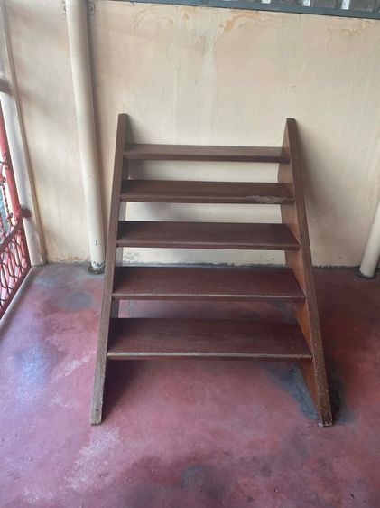 บันได 5 ขั้น ไม้แดง , ไม้มะค่า พร้อมใช้ รูปที่ 10