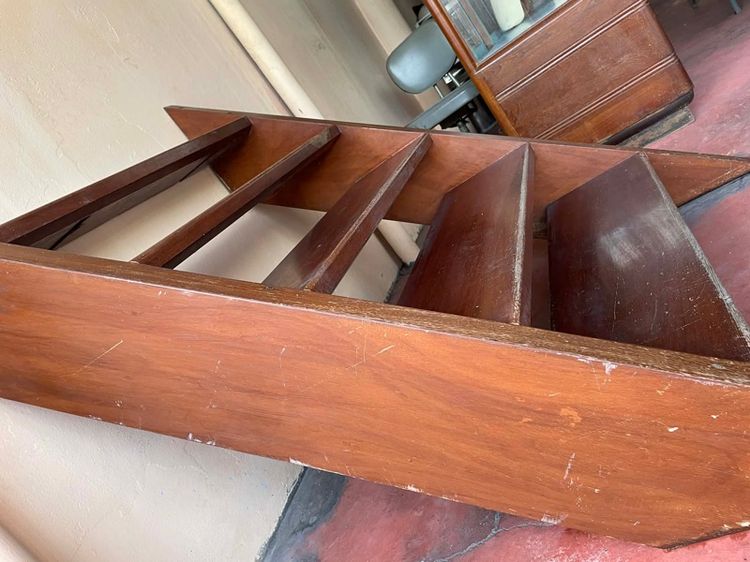 บันได 5 ขั้น ไม้แดง , ไม้มะค่า พร้อมใช้ รูปที่ 6