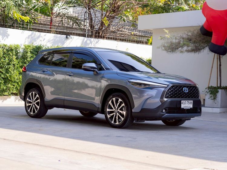 Toyota Corolla Cross 2023 1.8 HEV Premium Utility-car ไฮบริด ไม่ติดแก๊ส เกียร์อัตโนมัติ เทา