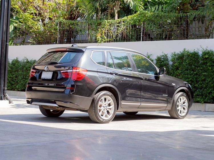 BMW X3 2014 2.0 xDrive20d 4WD Utility-car ดีเซล ไม่ติดแก๊ส เกียร์อัตโนมัติ ดำ รูปที่ 4