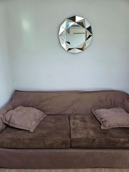 โซฟาขนาดใหญ่3-4ที่นั่ง ใช้นอนได้ ของ SB ผ้าสีน้ำตาล เบาะทำใหม่นุ่มมาก รูปที่ 3