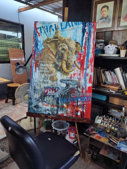 ภาพวาดสีน้ำมัน รูปที่ 4