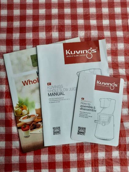 KUVING Whole slow juicer เครื่องคั่นน้ำผลไม้แบบสกัดเย็นรอบต่ำ รุ่น M7 สินค้ามือสอง (ใช้น้อยครั้ง) รูปที่ 5