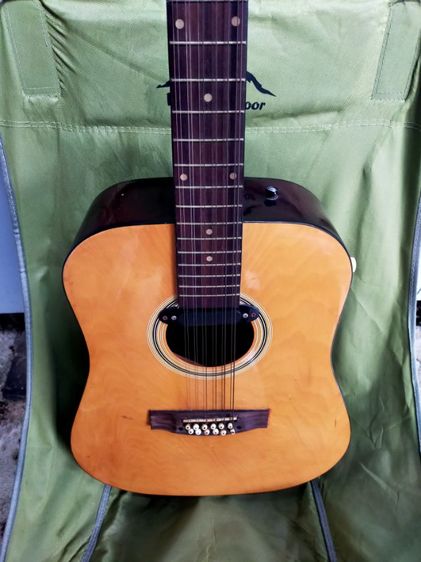 กีตาร์โปร่งไฟฟ้า kashima 12สาย 1500บ. รูปที่ 4