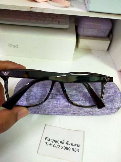 แว่นสายตา EMPORIO ARMANI EA9868 086 54-14  140 MADE IN ITALY ของแท้ สภาพดี เลนส์เดิมมีค่าสายตา เอาไปตัดใส่เลนส์ใหม่ได้เลย รูปที่ 4