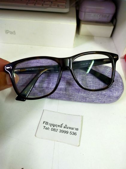 แว่นสายตา EMPORIO ARMANI EA9868 086 54-14  140 MADE IN ITALY ของแท้ สภาพดี เลนส์เดิมมีค่าสายตา เอาไปตัดใส่เลนส์ใหม่ได้เลย