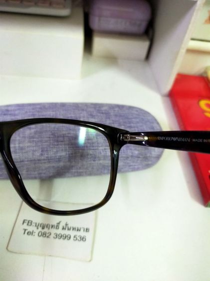 แว่นสายตา EMPORIO ARMANI EA9868 086 54-14  140 MADE IN ITALY ของแท้ สภาพดี เลนส์เดิมมีค่าสายตา เอาไปตัดใส่เลนส์ใหม่ได้เลย รูปที่ 5