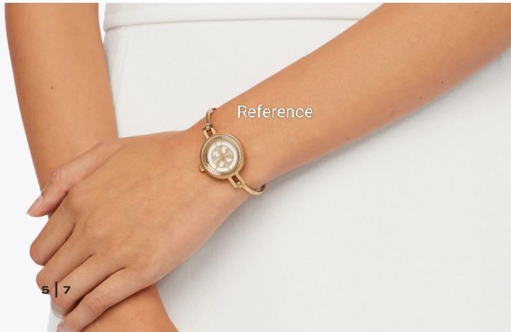 🎁Tory Burch Reva Gold Watch-TBW4029 รูปที่ 3