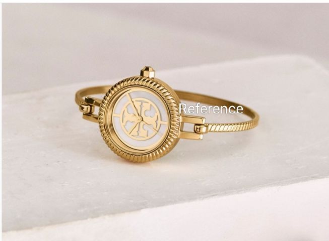 🎁Tory Burch Reva Gold Watch-TBW4029 รูปที่ 2