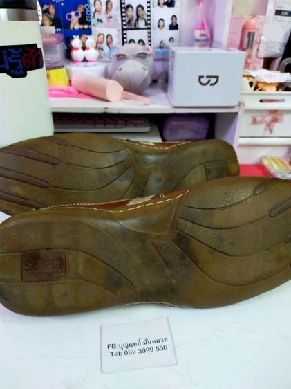 รองเท้า Scholl Massage นวดเท้า ไซซ์ 10 วัดได้ 28-28.5 สภาพดี หนังดี ข้างในสะอาดไม่ขาดไม่ซ่อมพื้นดีไม่แข็งไม่เสื่อม รูปที่ 8
