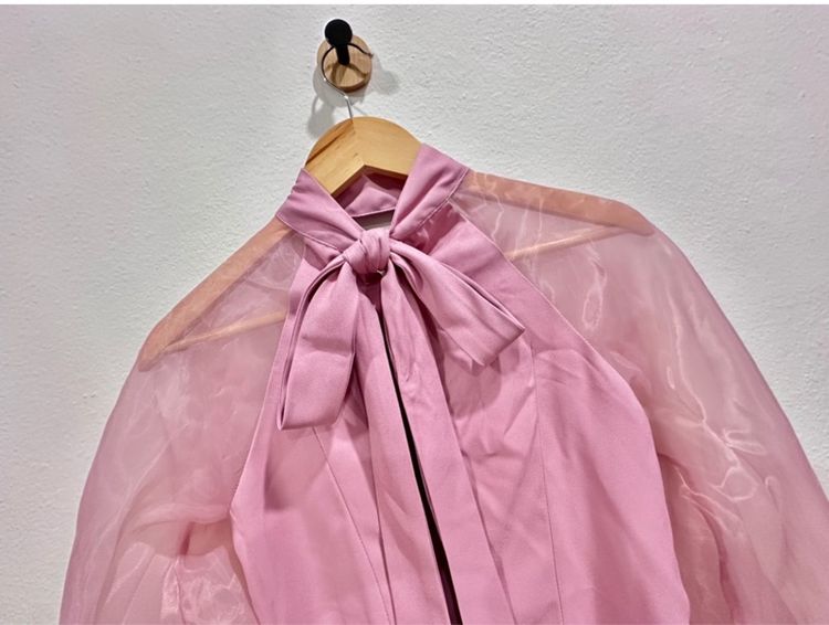 APIN เดรสสั้น แขนออแกนดี้ รูปที่ 3