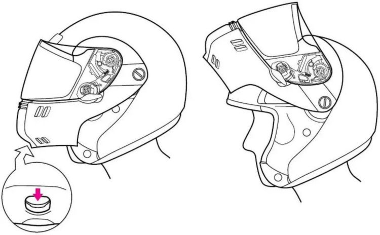  SHOEI SYNCROTEC เปิดคาง size xl สภาพสวย พร้อมใส่  รูปที่ 2