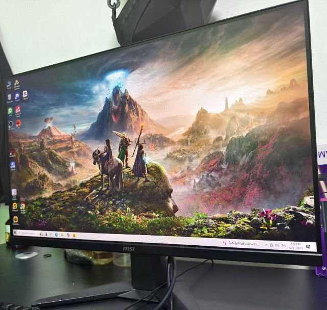 จอ27 ips 180hz ภาพสวยจัด ซื้อมามือ1 ใครหาอยู่จัดเลย 2900เท่านั้น ประกันเหลือยาว รูปที่ 3