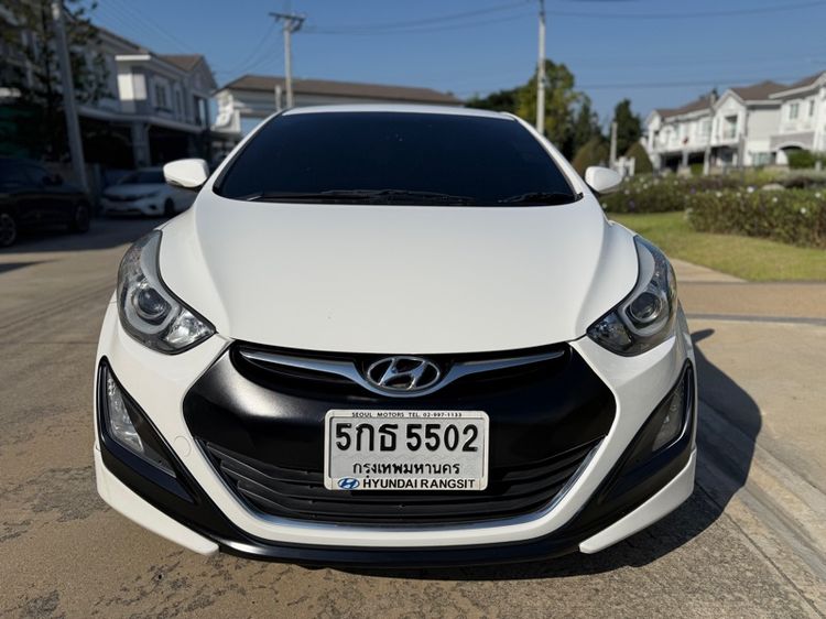 Hyundai Elantra 2016 1.8 GLS Sedan เบนซิน ไม่ติดแก๊ส เกียร์อัตโนมัติ ขาว รูปที่ 3