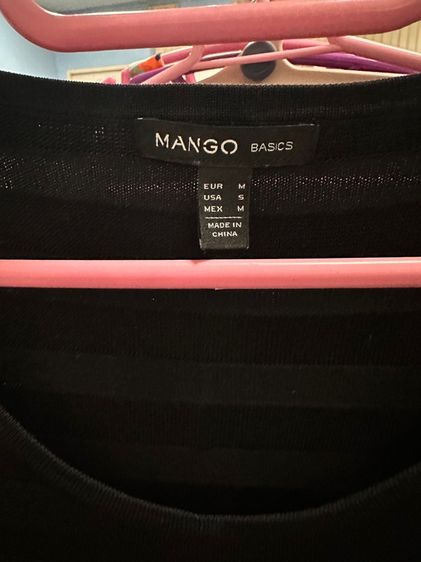 MANGO ชุดเดรสเข้ารูปสีดำ รูปที่ 3