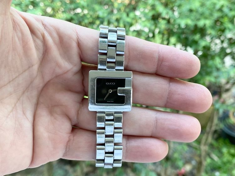 ดำ นาฬิกาGucci 3600L แท้หน้าG 