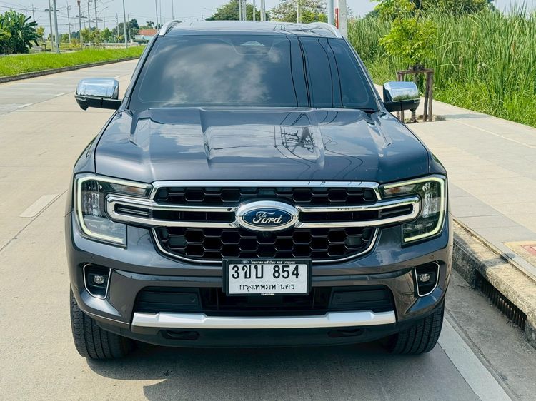 Ford Everest 2022 2.0 Bi-Turbo Titanium+ Utility-car ดีเซล ไม่ติดแก๊ส เกียร์อัตโนมัติ เทา รูปที่ 2