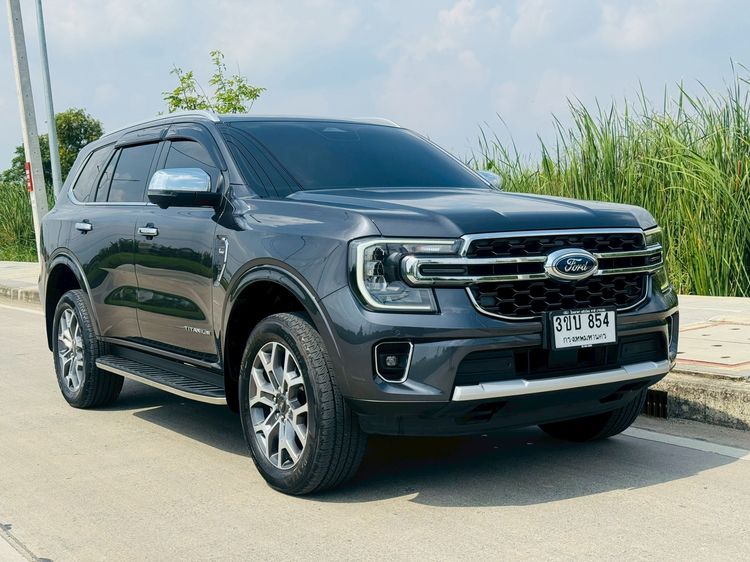 Ford Everest 2022 2.0 Bi-Turbo Titanium+ Utility-car ดีเซล ไม่ติดแก๊ส เกียร์อัตโนมัติ เทา รูปที่ 3