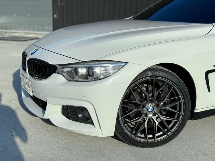 BMW Series 4 2014 420d Sedan ดีเซล ไม่ติดแก๊ส เกียร์อัตโนมัติ ขาว รูปที่ 3