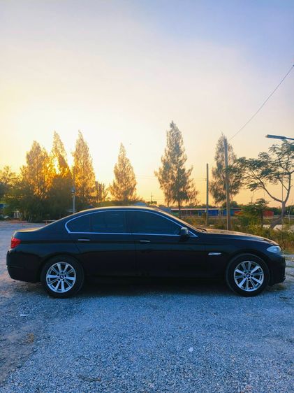 BMW Series 5 2012 520d Sedan ดีเซล ไม่ติดแก๊ส เกียร์อัตโนมัติ ดำ รูปที่ 3