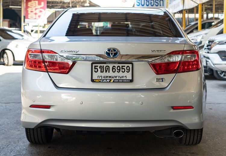 Toyota Camry 2014 2.5 Hybrid Sedan ไฮบริด ไม่ติดแก๊ส เกียร์อัตโนมัติ เทา รูปที่ 4