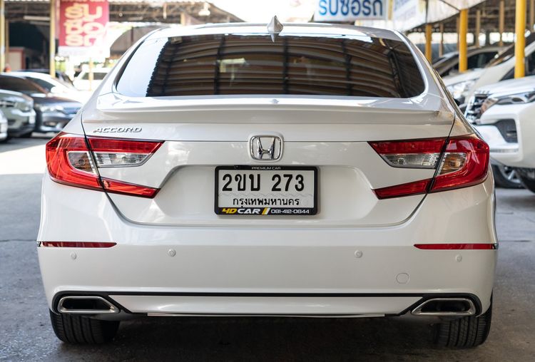 Honda Accord 2022 1.5 Turbo EL Sedan เบนซิน ไม่ติดแก๊ส เกียร์อัตโนมัติ ขาว รูปที่ 4