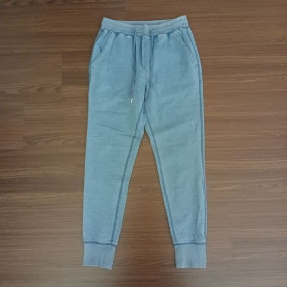 กางเกงJogger แบรนด์ GU มือสอง สีฟ้าอ่อน