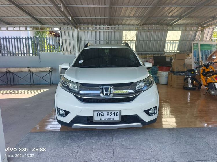 Honda BR-V 2016 1.5 V Utility-car เบนซิน ไม่ติดแก๊ส เกียร์อัตโนมัติ ขาว รูปที่ 2