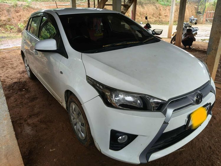Toyota Yaris 2014 1.2 G Sedan เบนซิน ไม่ติดแก๊ส เกียร์อัตโนมัติ ขาว รูปที่ 2
