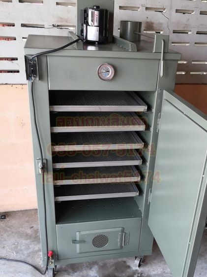 ตู้อบลมร้อนเหล็ก6ชั้นแก๊สไฟฟ้าถาดสแตนเลส รูปที่ 6